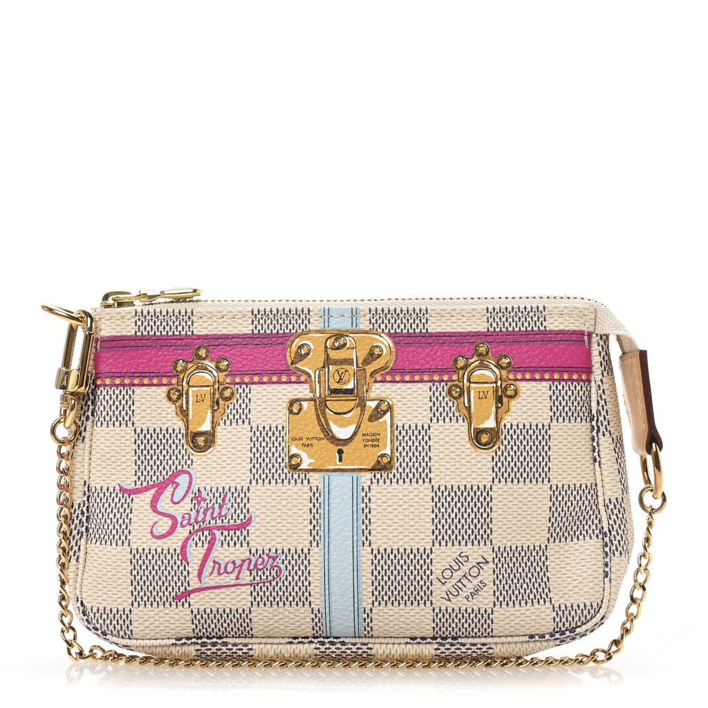 Damier Azur Summer Trunks Saint Tropez Mini Pochette Accessories