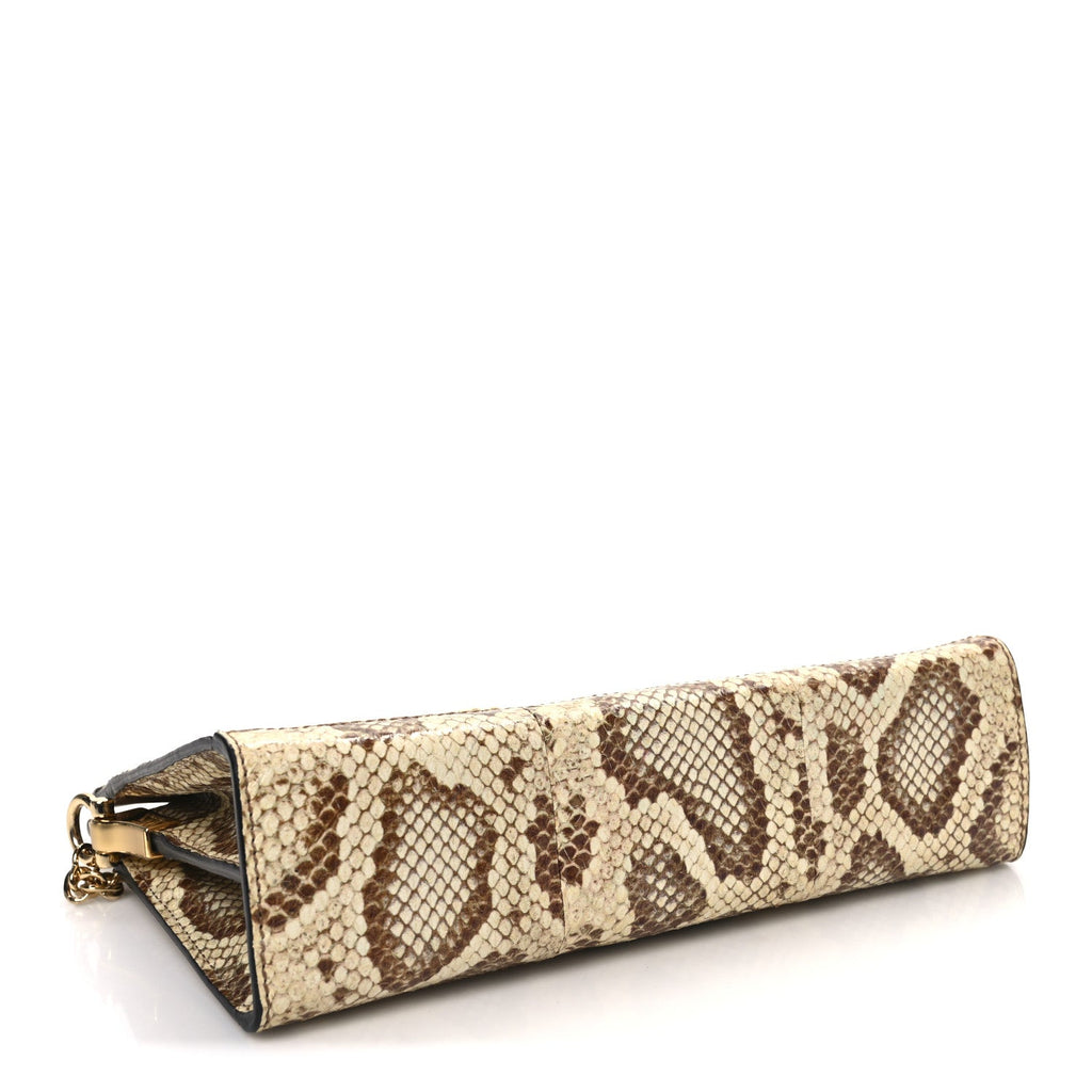 Raffia Elaphe GG Small Ophidia Chain Shoulder Bag Natural Cream Brown