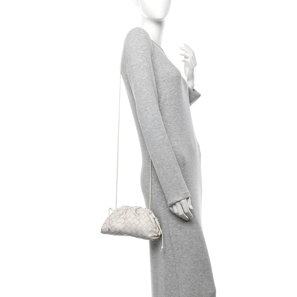 Nappa Intrecciato The Mini Pouch Chalk