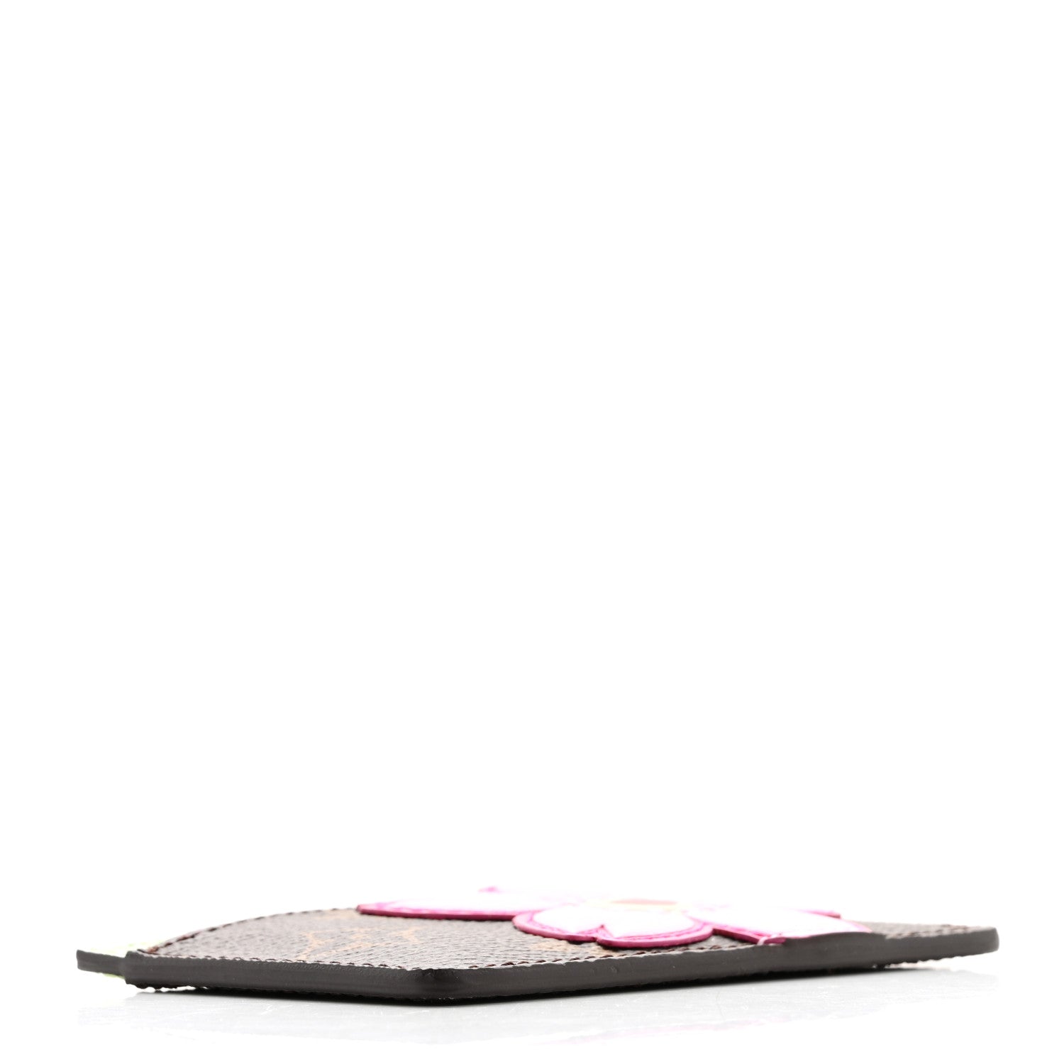 LV X TM Monogram Cherry Blossom  Holder Sakura Brown
