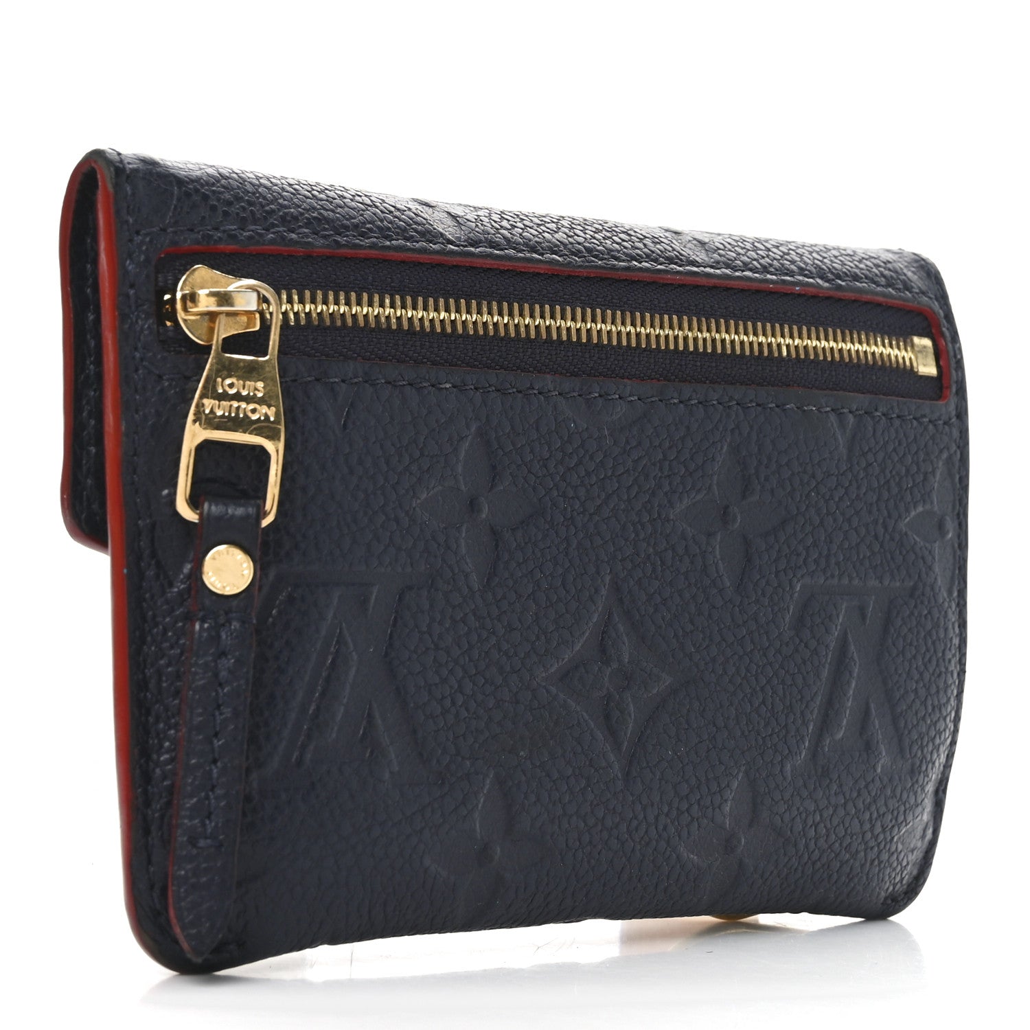 Empreinte Key Pouch Marine Rouge