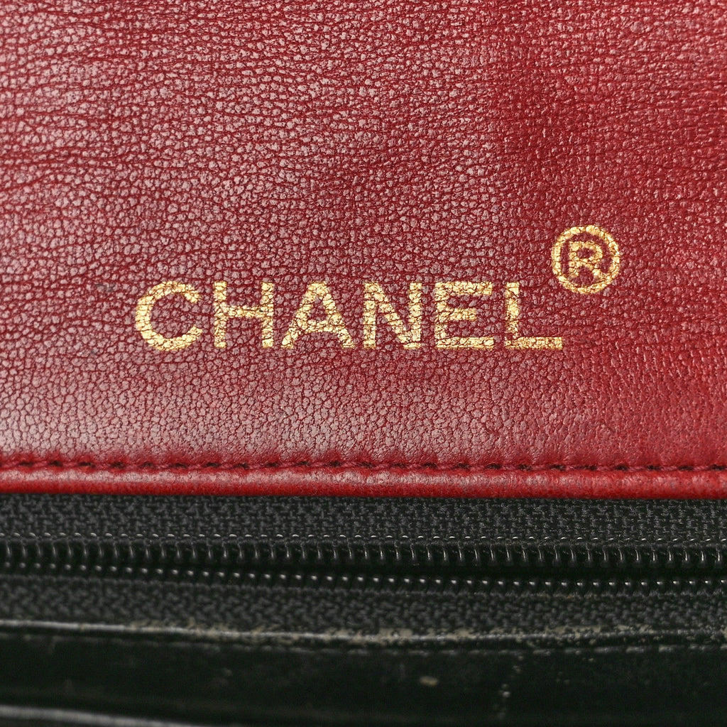 Lambskin Quilted Mini Square Flap Red