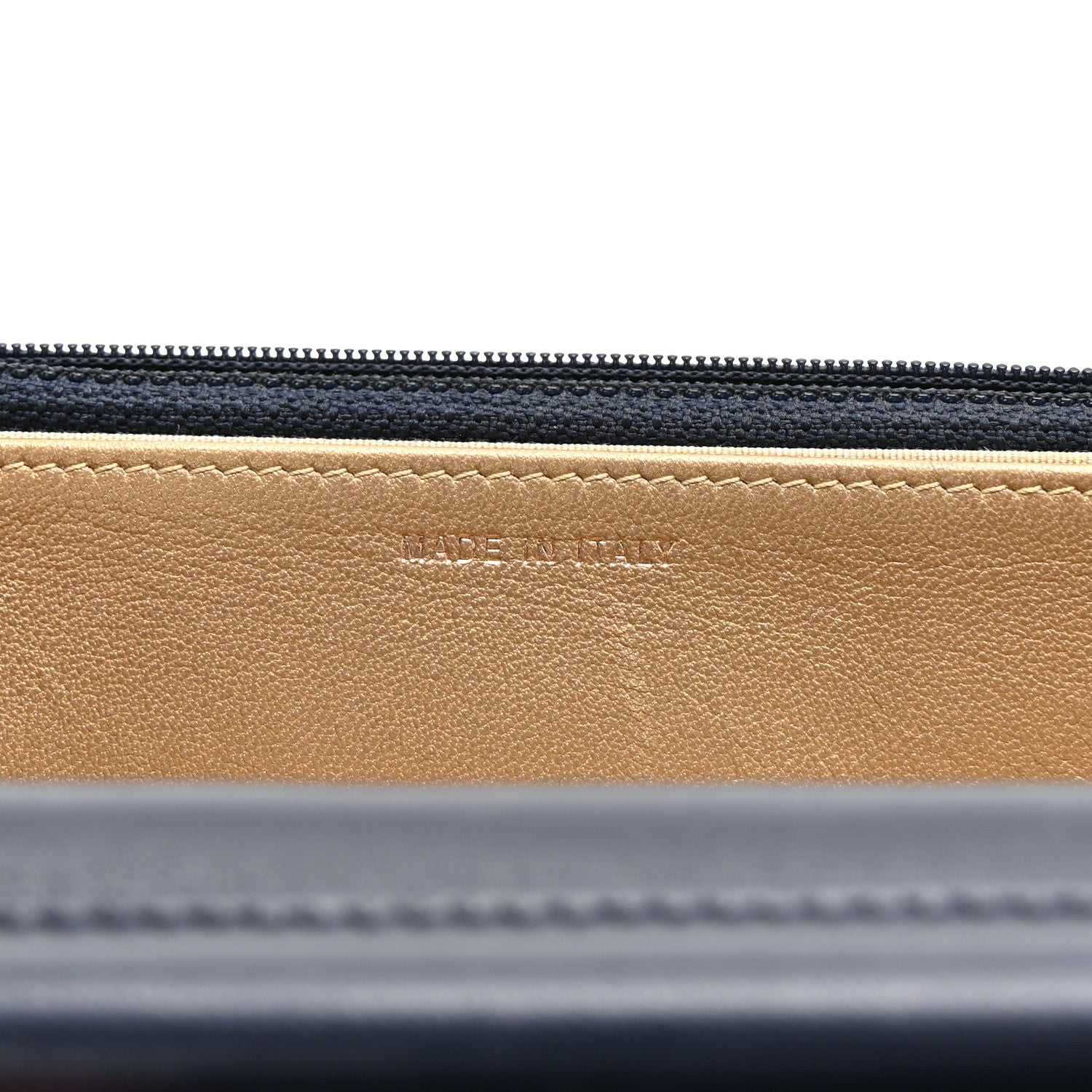 Lambskin Quilted Pearl Crush Wallet on Chain WOC Navy