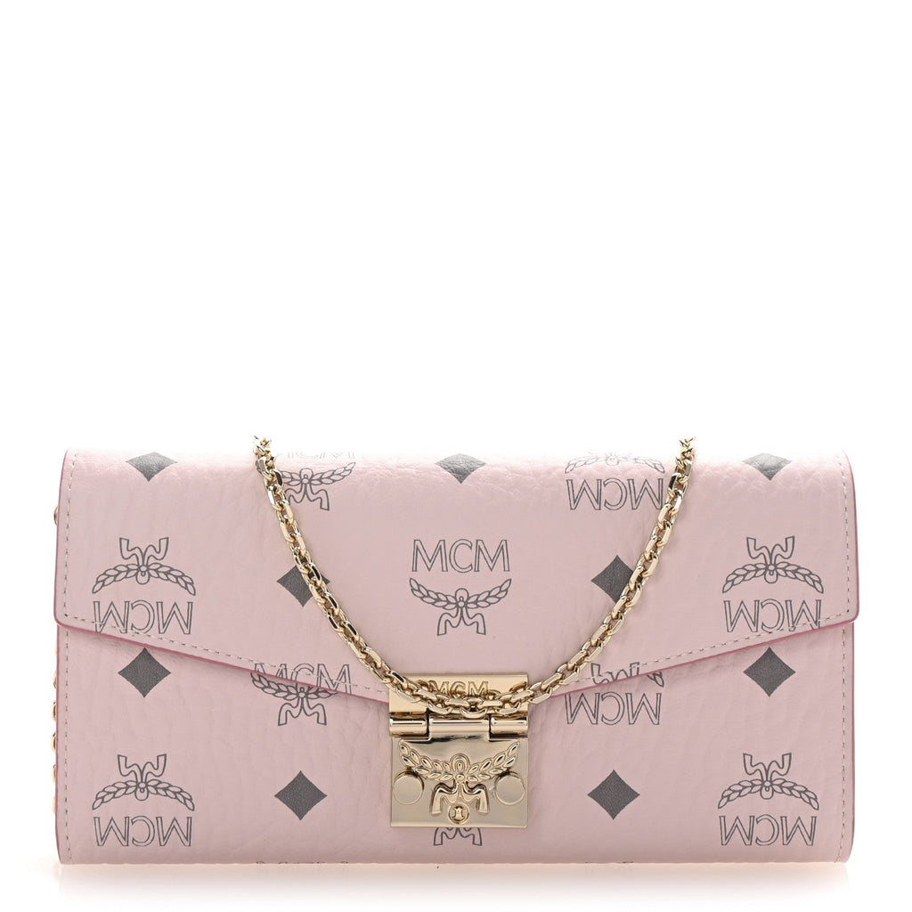 Visetos Large Patricia Wallet On Chain Soft Pink