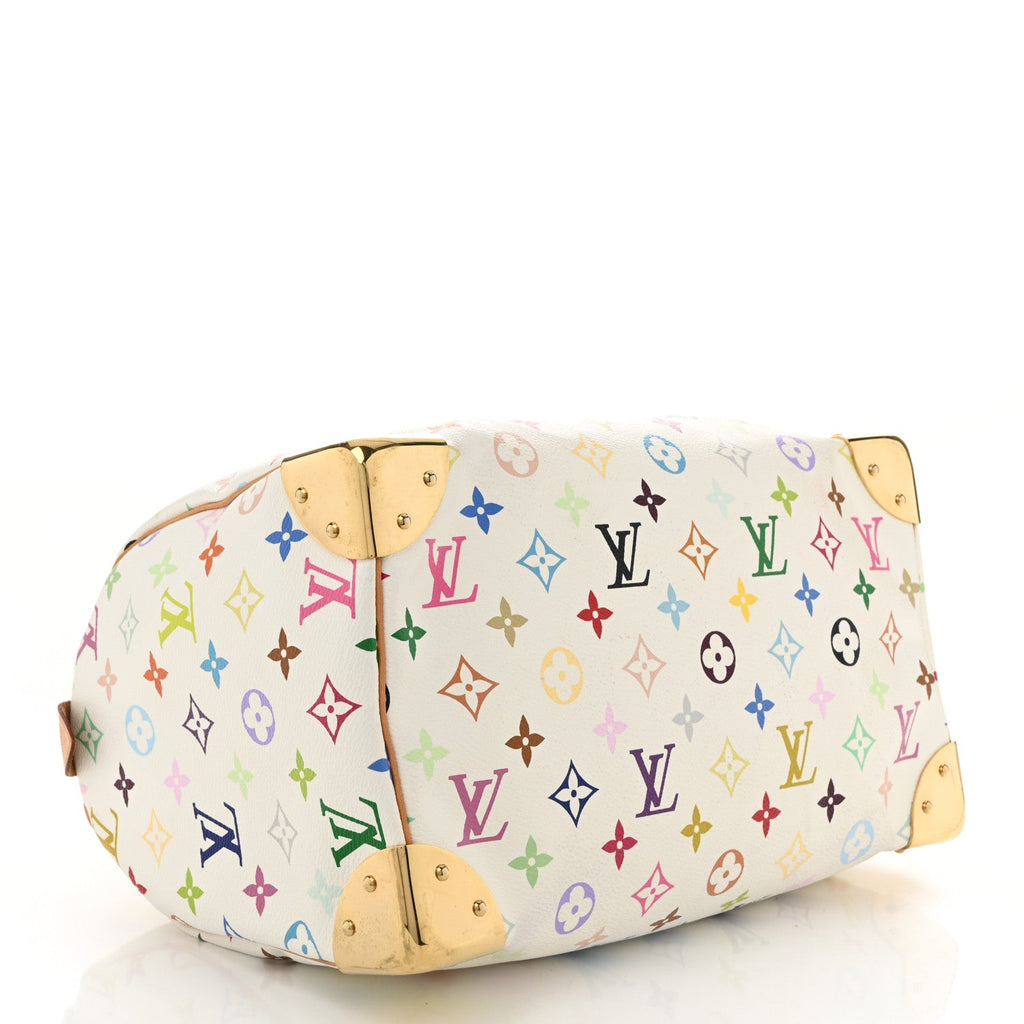 Monogram Multicolor Speedy 30 White