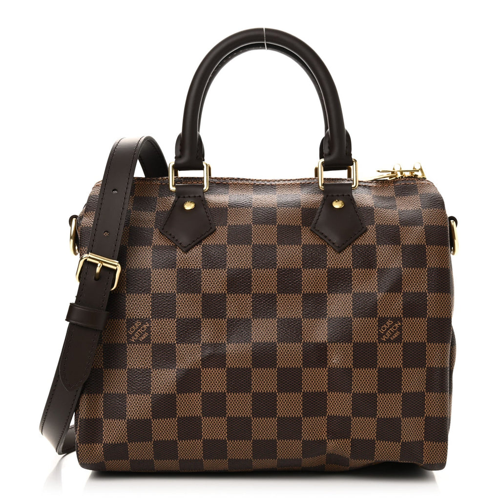 Damier Ebene Speedy Bandouliere 25