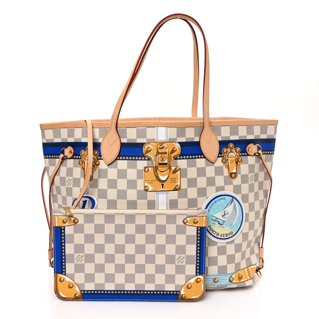 Damier Azur Summer Trunks Porto Cervo Neo Neverfull MM