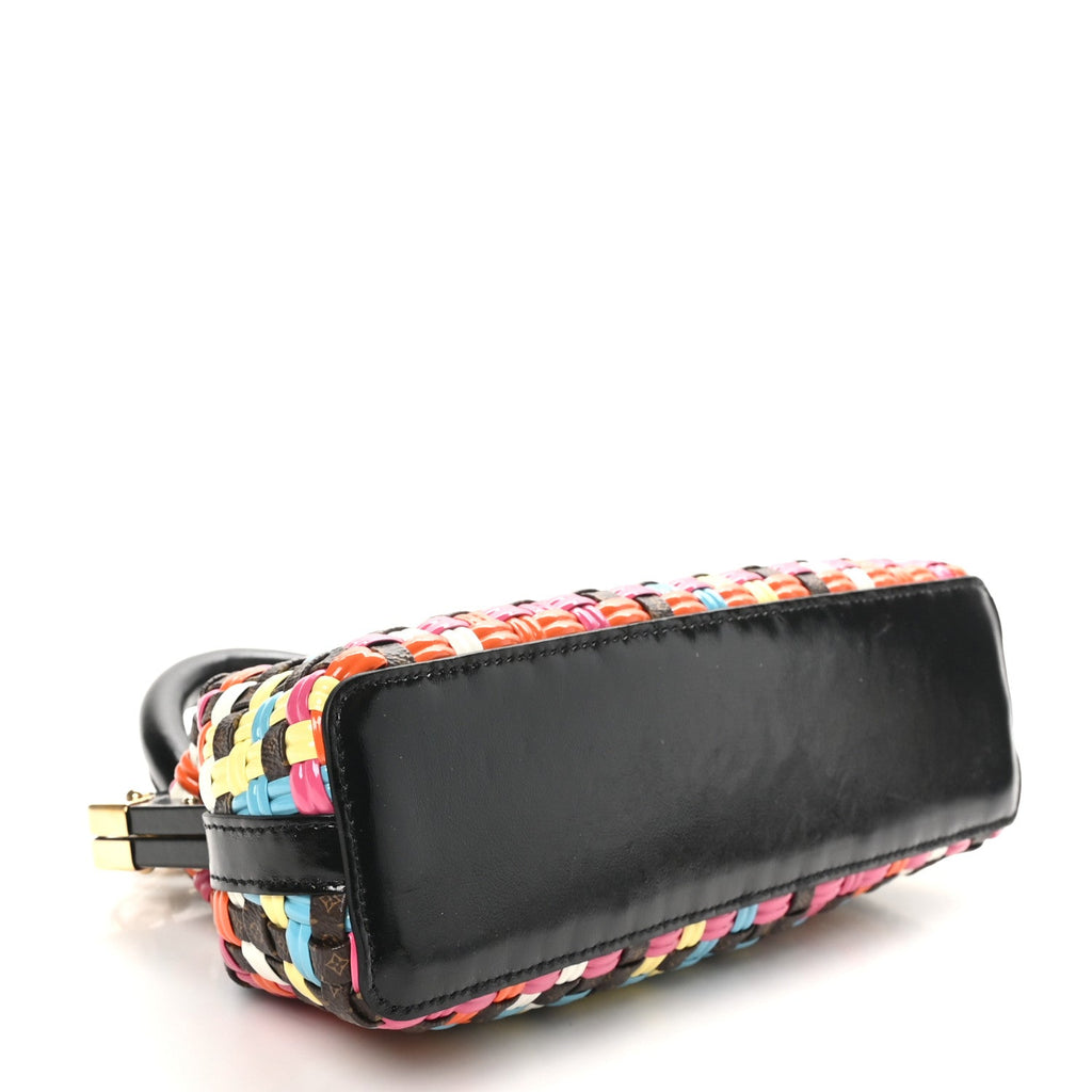 Calfskin Monogram Guinguette LV Cafe Clutch  Multicolor