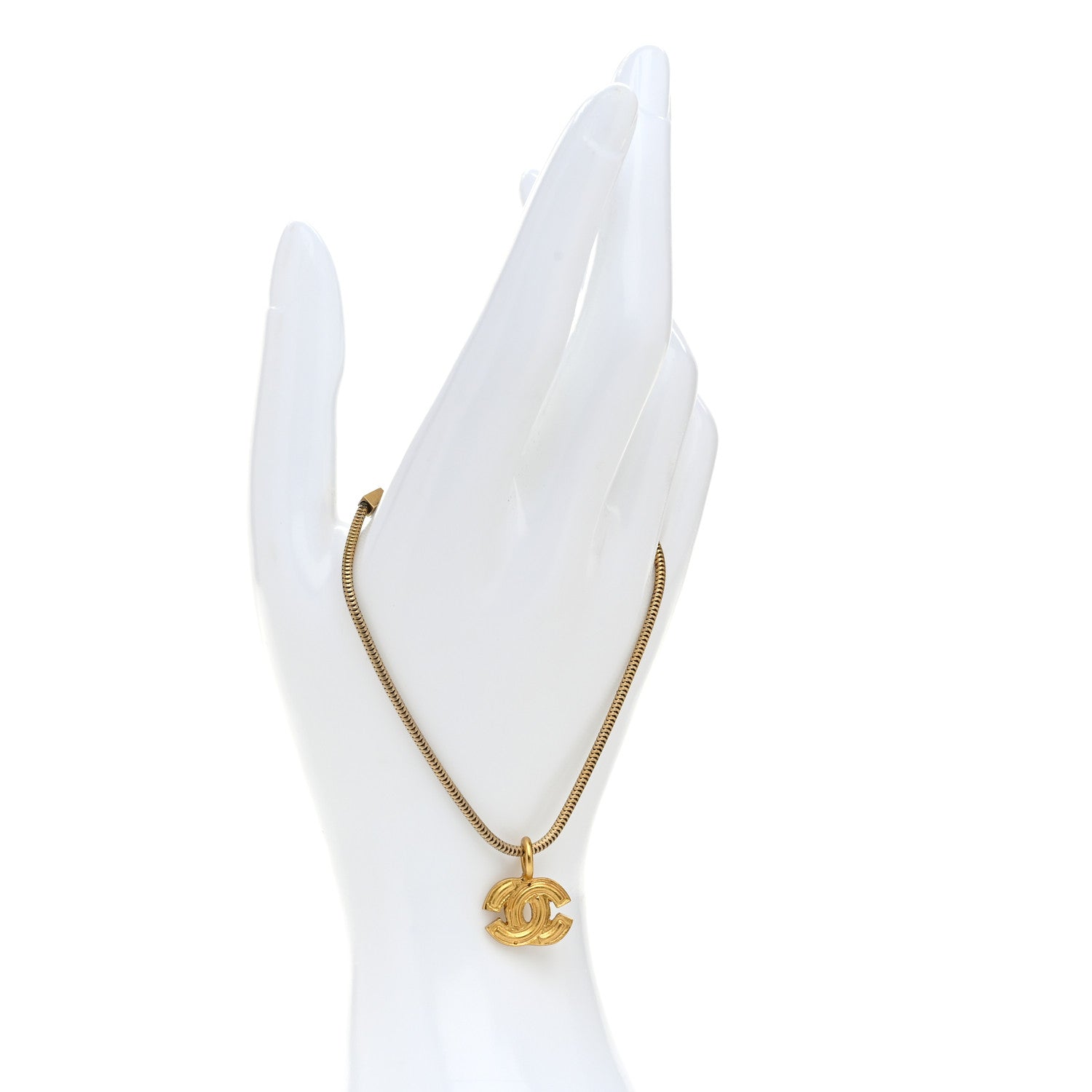 Snake Chain CC Bracelet Gold