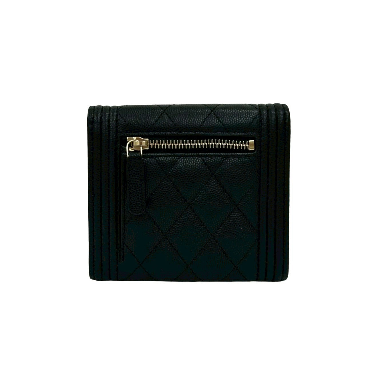 Chanel Boy Chanel Caviar Trifold Wallet