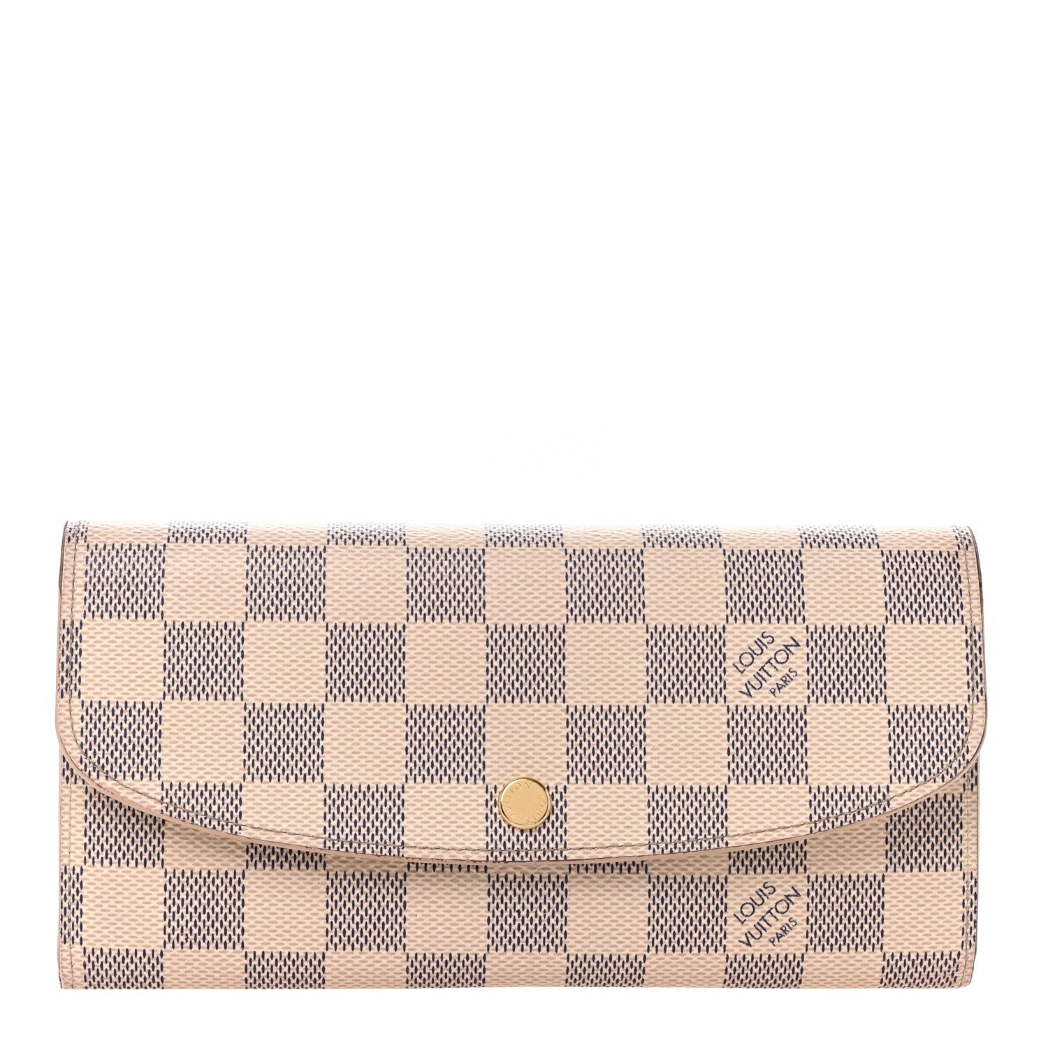 Damier Azur Emilie Wallet Rose Ballerine