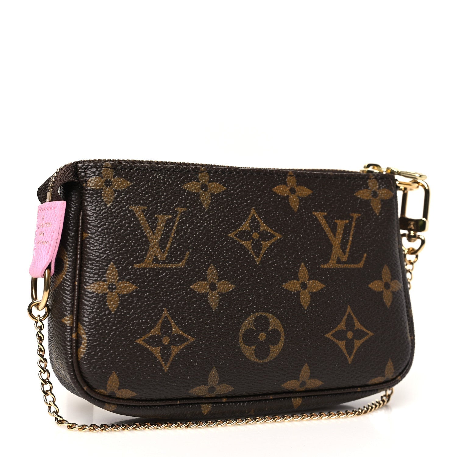 Monogram 2022 Christmas Animation Paris Mini Pochette Accessories Pink