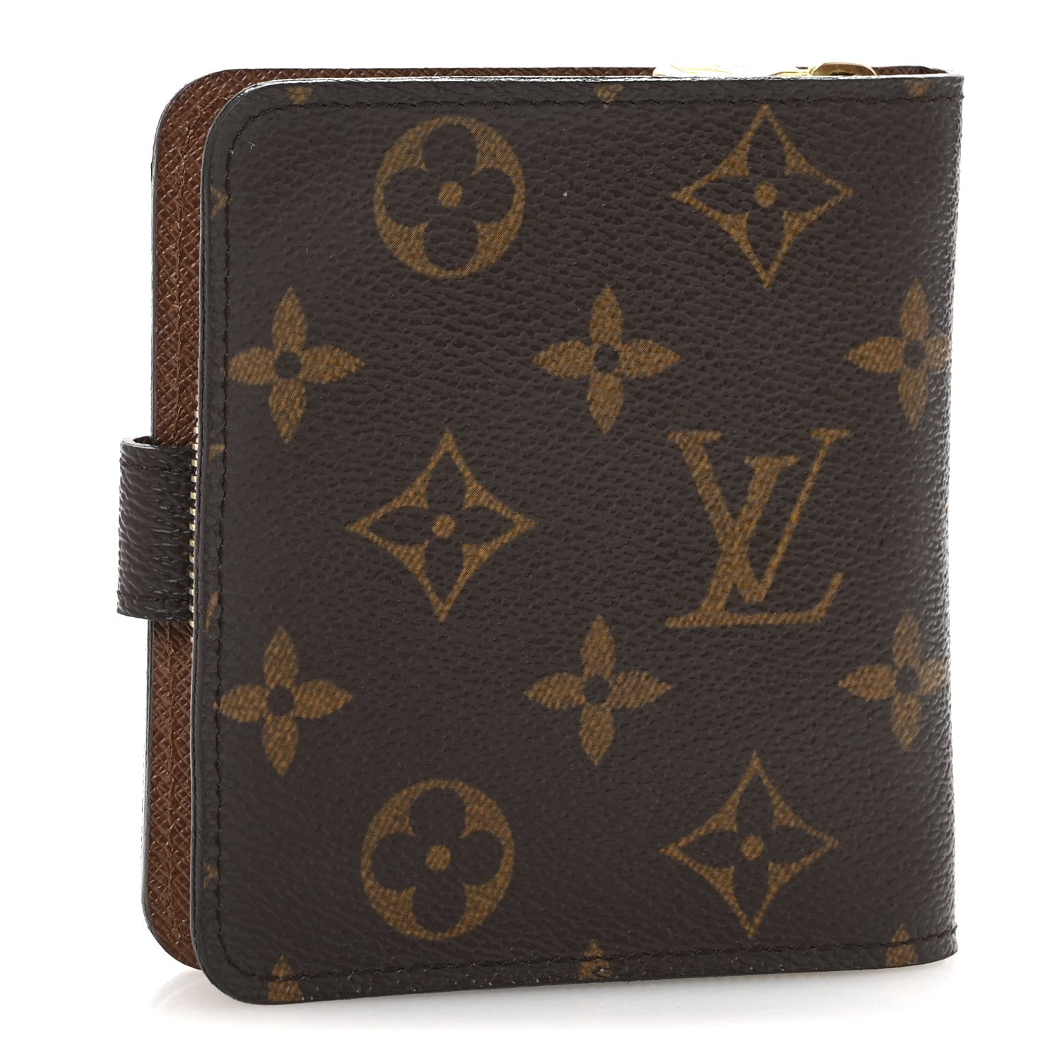 Monogram Compact Zippe Zipped Wallet