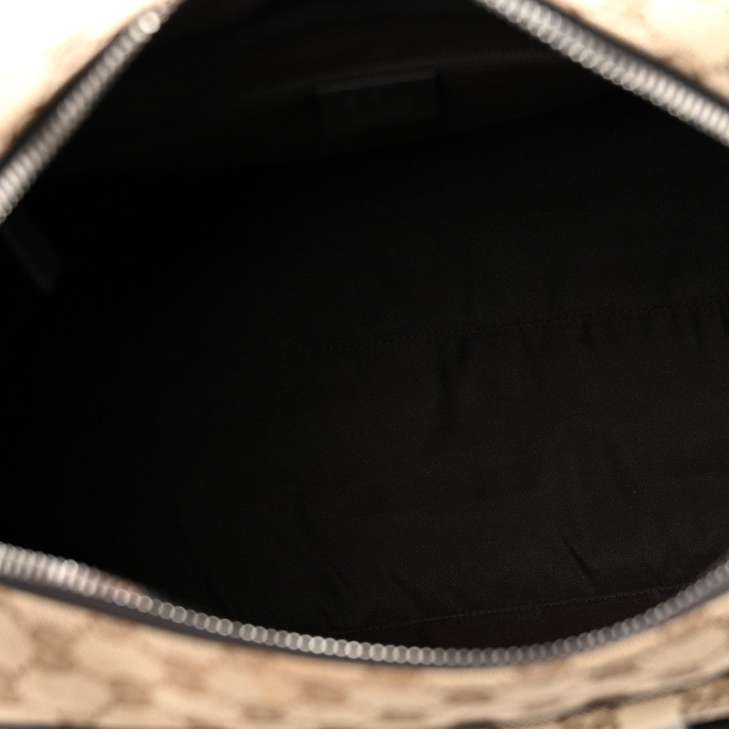 Monogram Dollar Calfskin Boston Duffle Bag Beige Ebony Testa di Moro Marrone Scuro