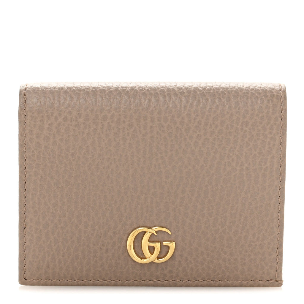Pebbled Calfskin GG Marmont  Case Porcelain Rose