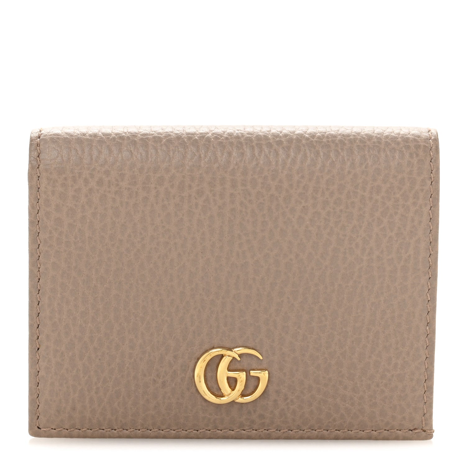 Pebbled Calfskin GG Marmont  Case Porcelain Rose