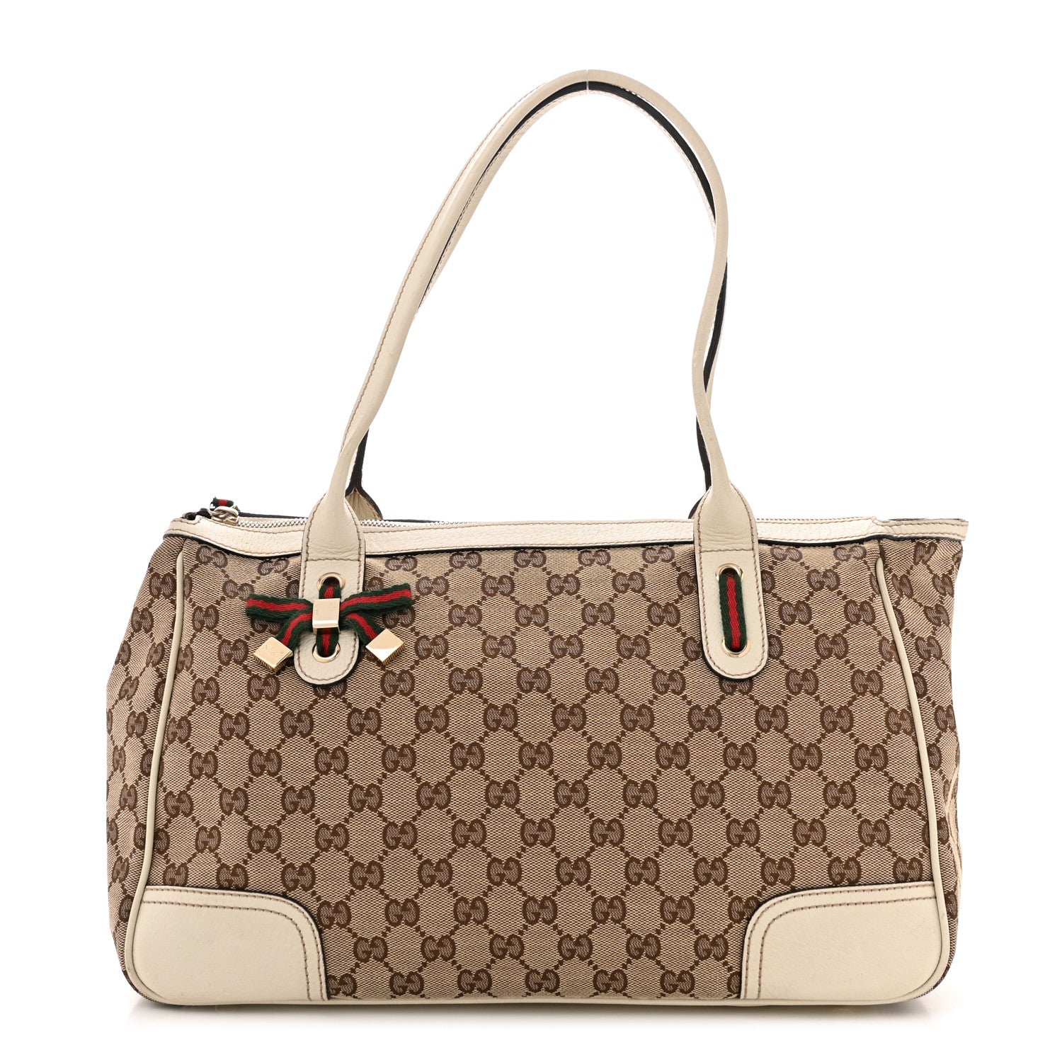 Monogram Medium Princy Tote Off White