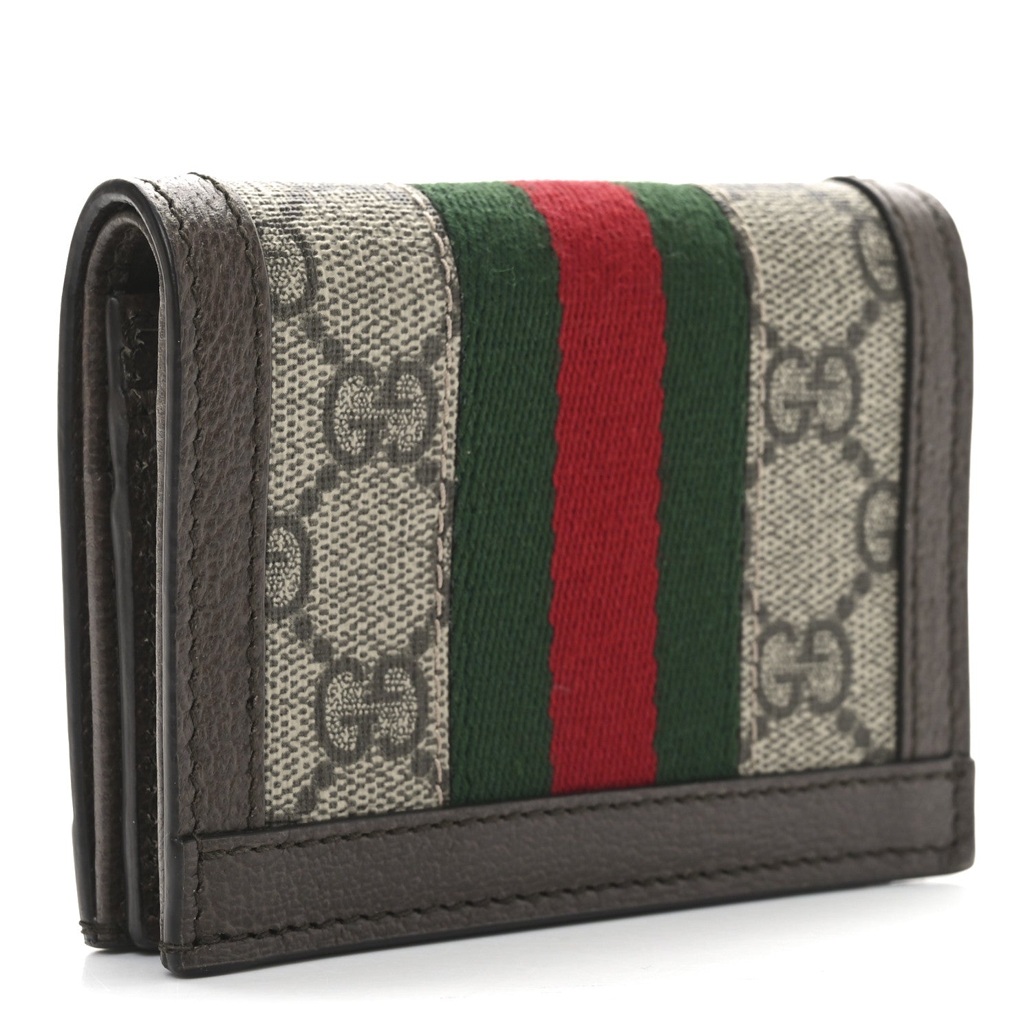 GG Supreme Monogram Web Ophidia  Case Beige New Acero