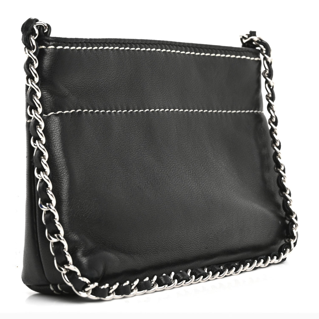 Lambskin Lax Pochette Black