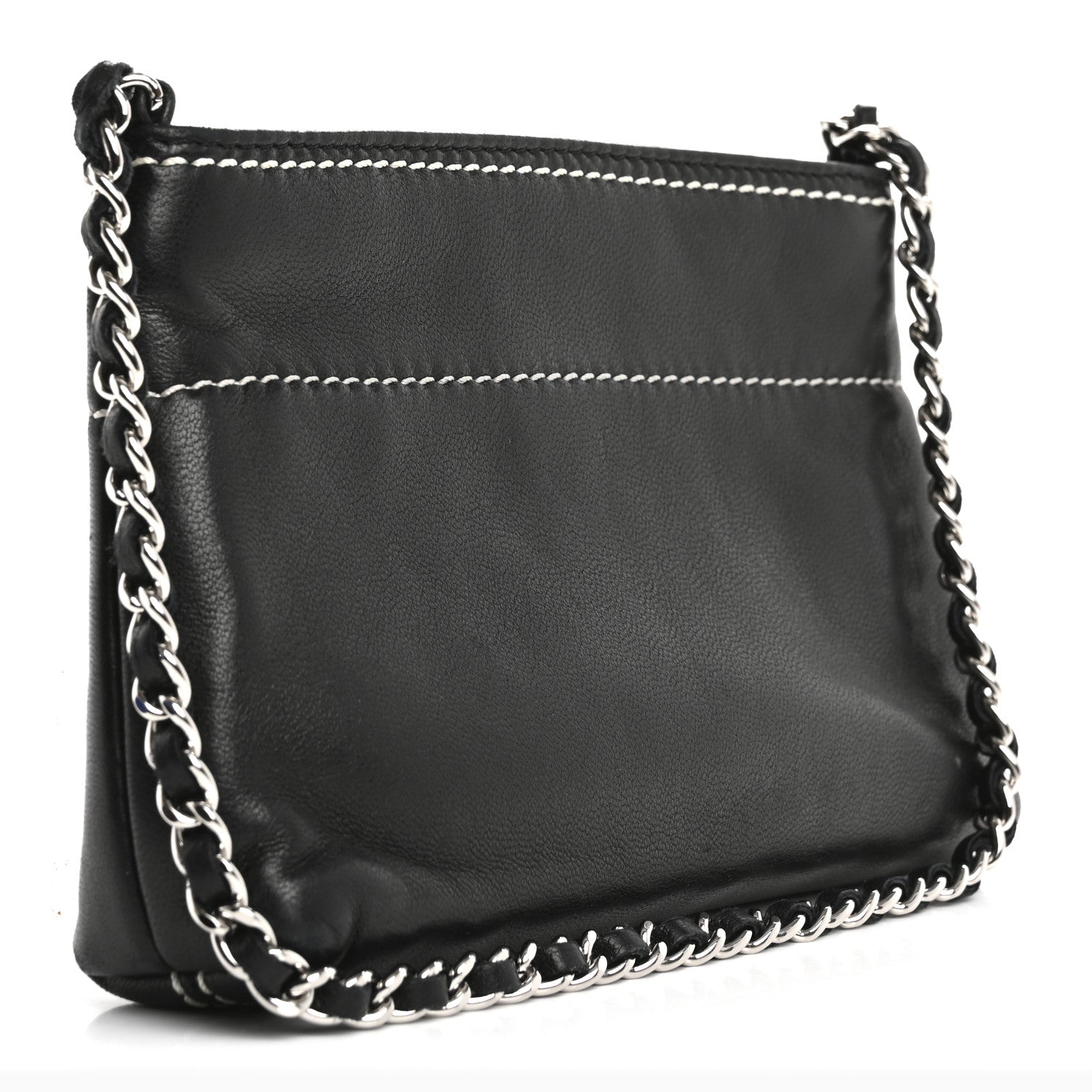 Lambskin Lax Pochette Black