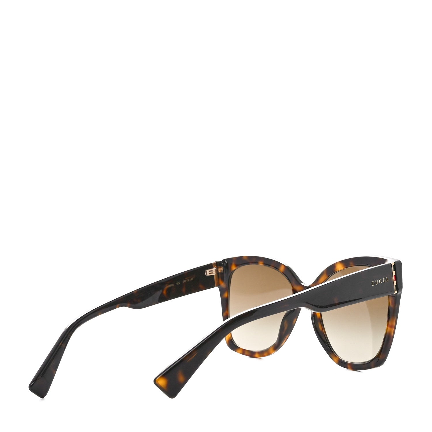 Acetate Square Frame Sunglasses GG0459S Tortoise
