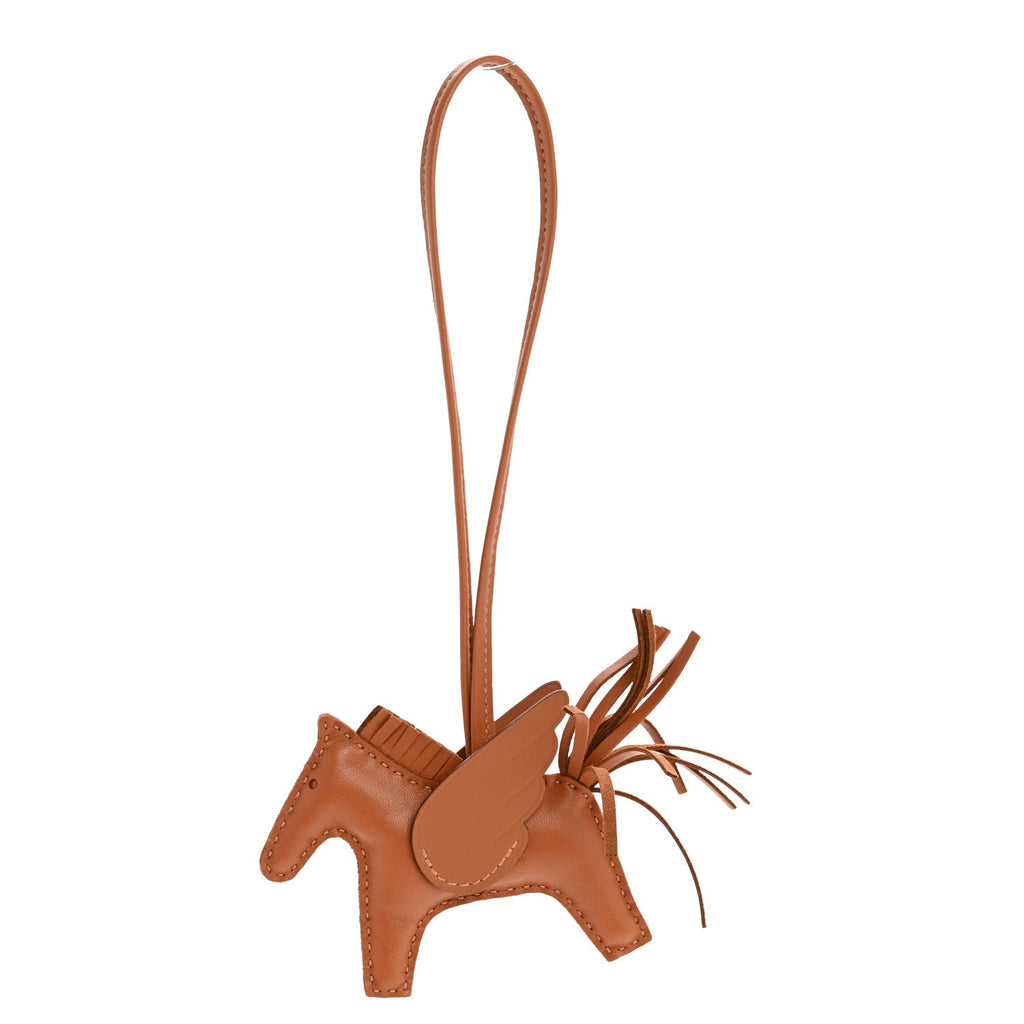 Milo Lambskin Swift Grigri Rodeo Pegase Horse Bag Charm PM Gold