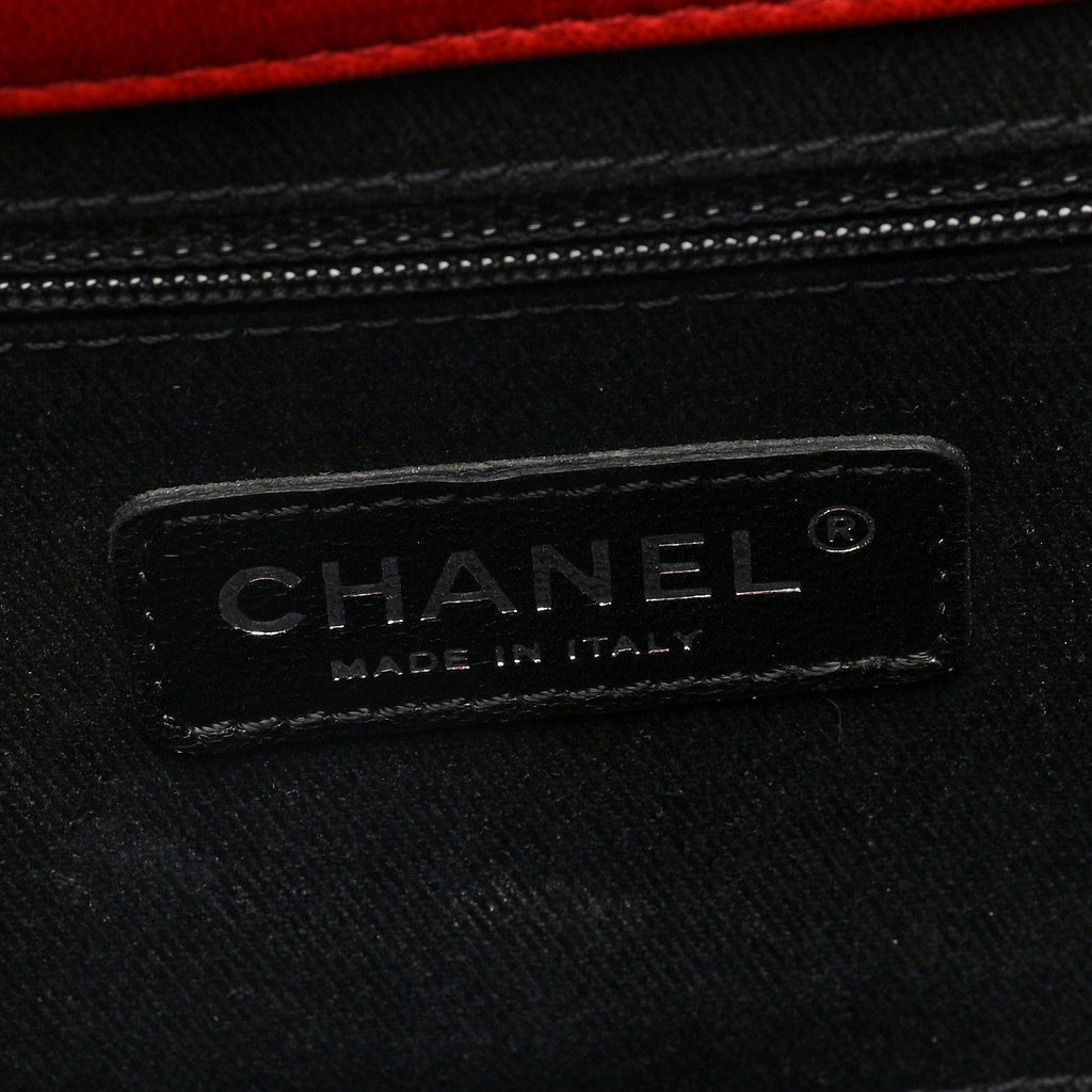 Washed Lambskin Jumbo Take Away Flap Red
