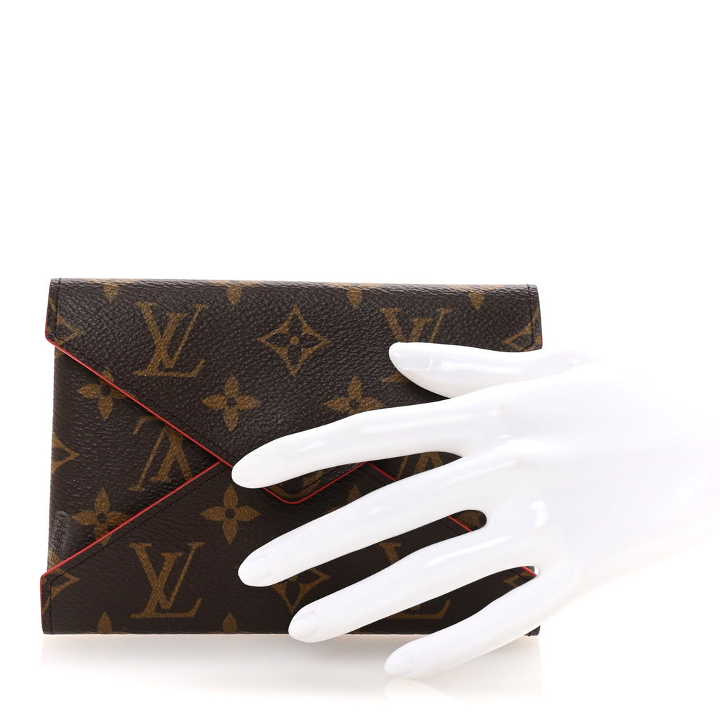 Monogram Medium Kirigami Pochette Insert Coquelicot