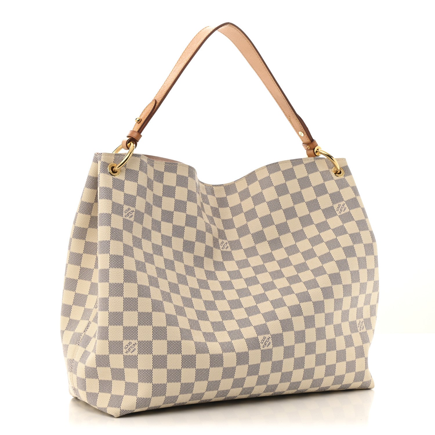Damier Azur Graceful MM Rose Ballerine