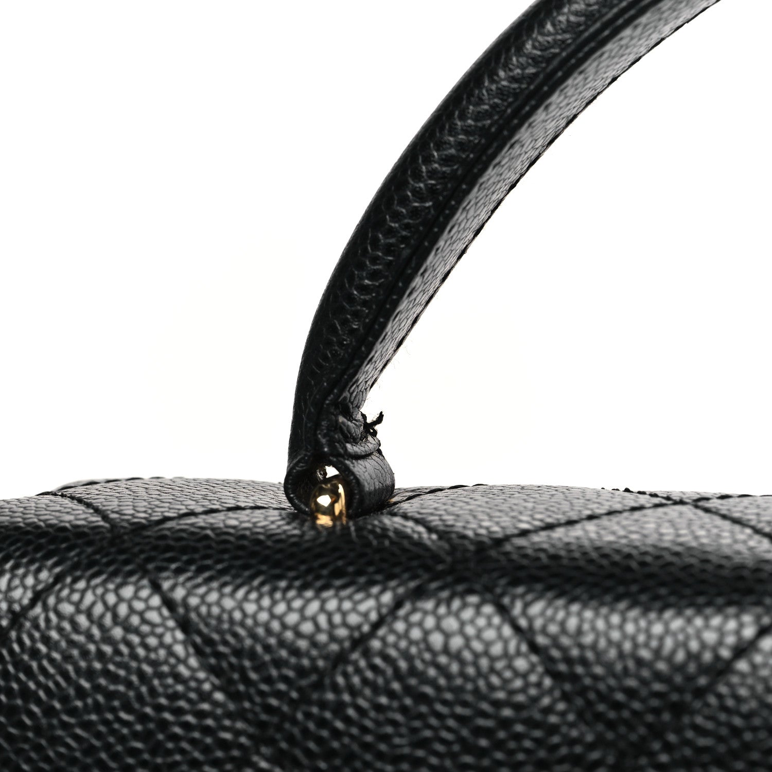 Caviar Quilted Jumbo Kelly Flap Black