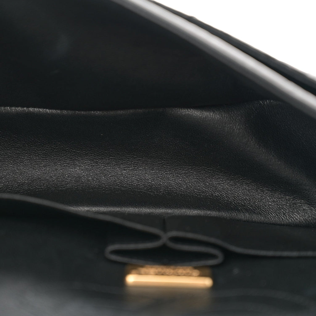 Aged Calfskin Quilted Casino 2.55 Reissue 225 Flap Black