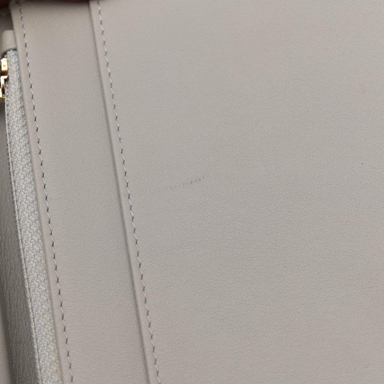 Caviar Quilted Boy Wallet On Chain WOC Grey