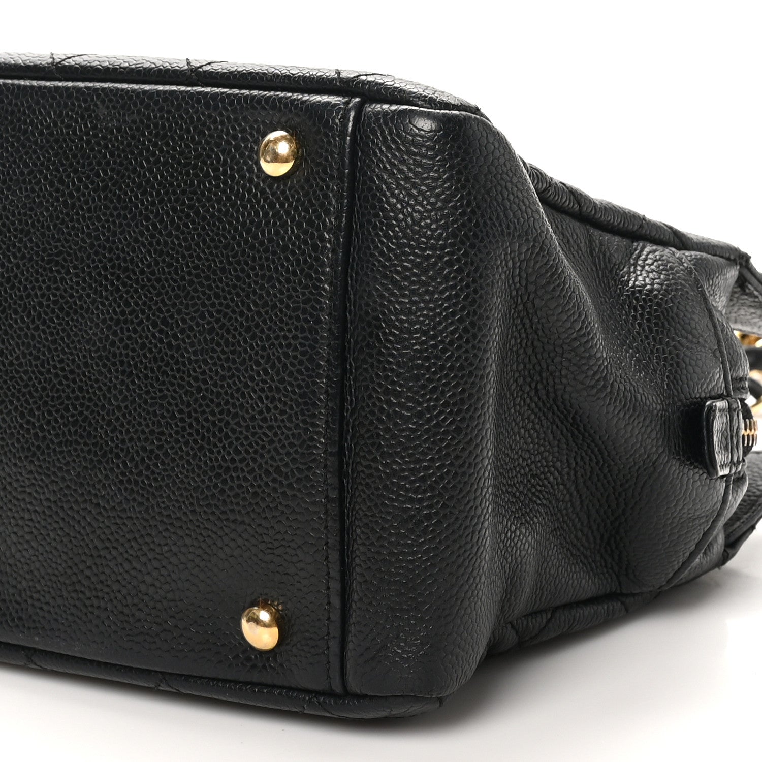 Caviar Quilted Petit Timeless Tote PTT Black