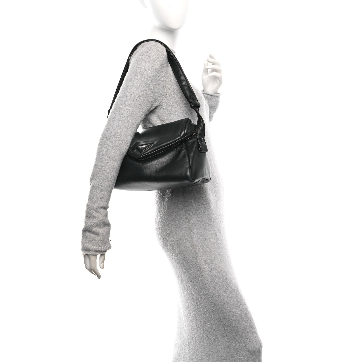 Nappa Padded Signaux Bag Black