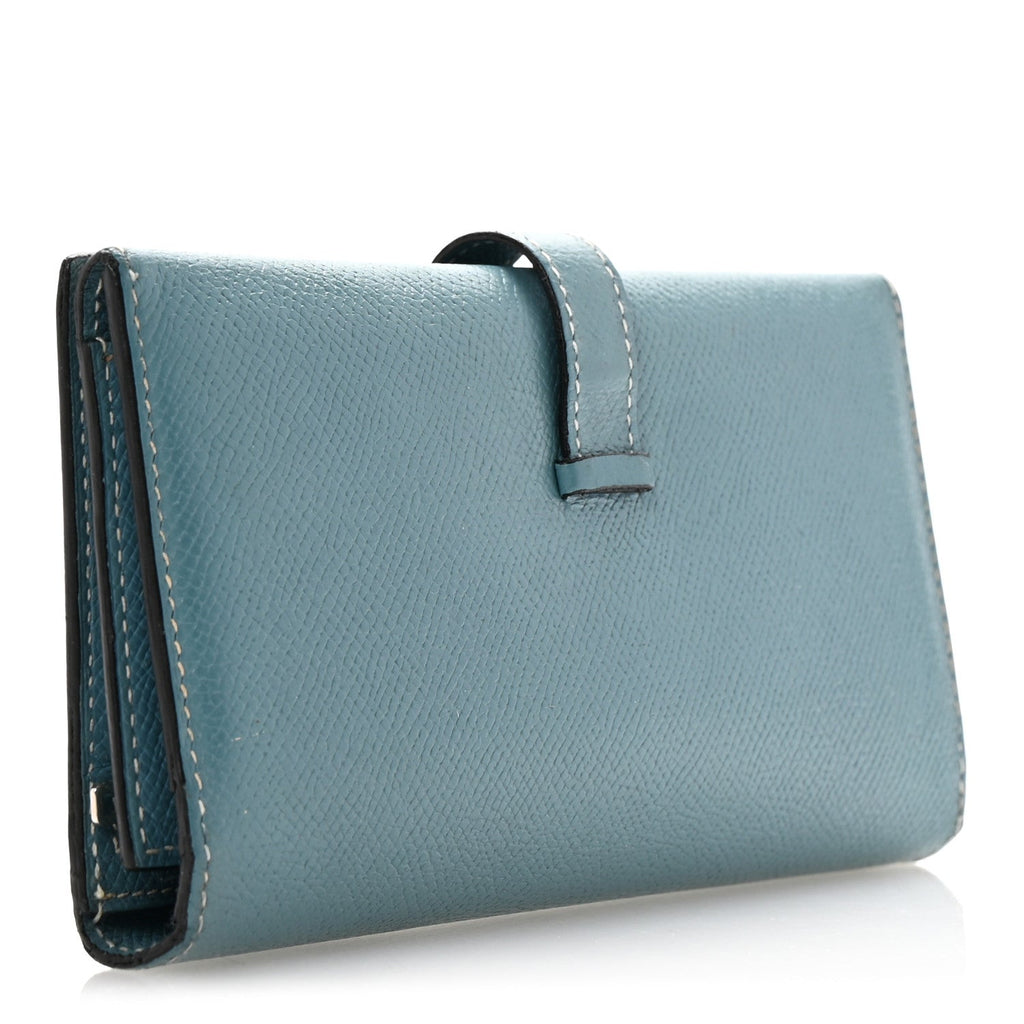 Epsom Bearn Gusset Wallet Blue Jean