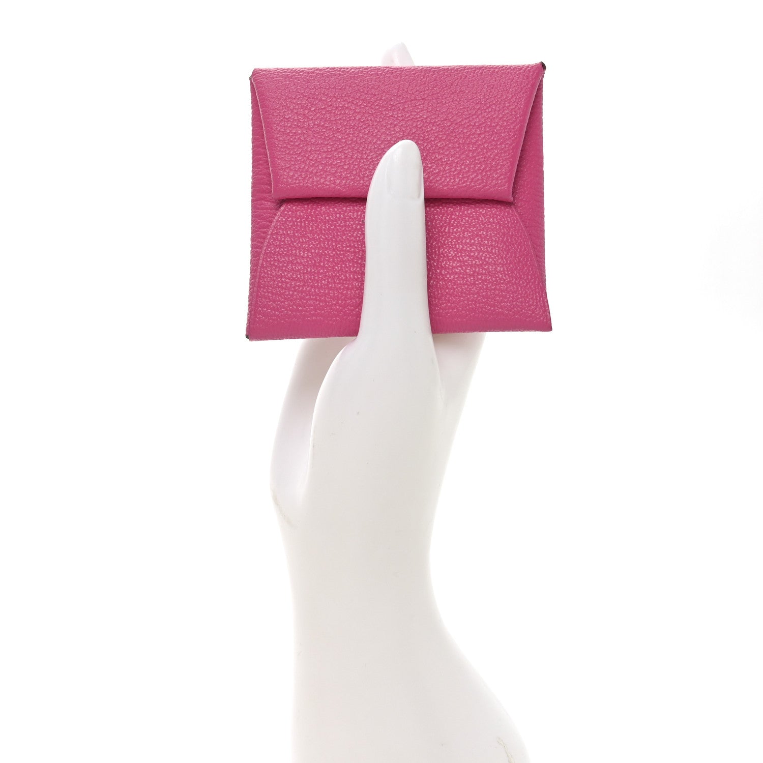 Chevre Mysore Bastia Coin Purse Rose Pourpre