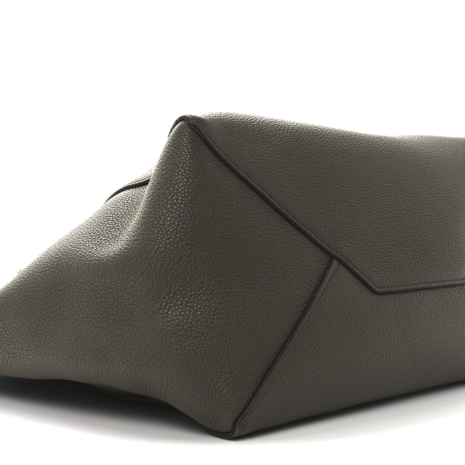 Soft Grained Calfskin Small Belt Cabas Phantom Taupe