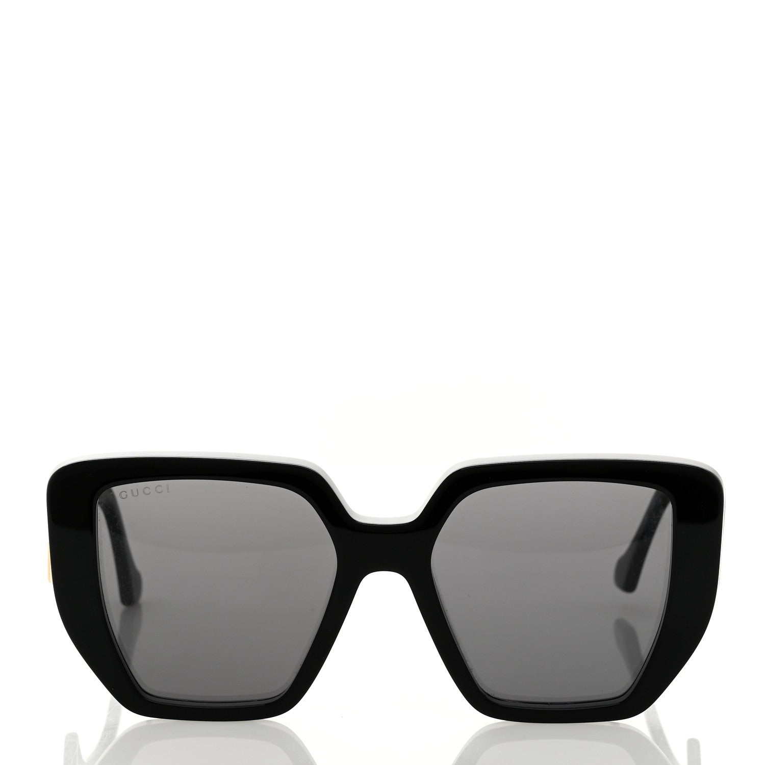 Acetate Square Frame Sunglasses GG0956S Black