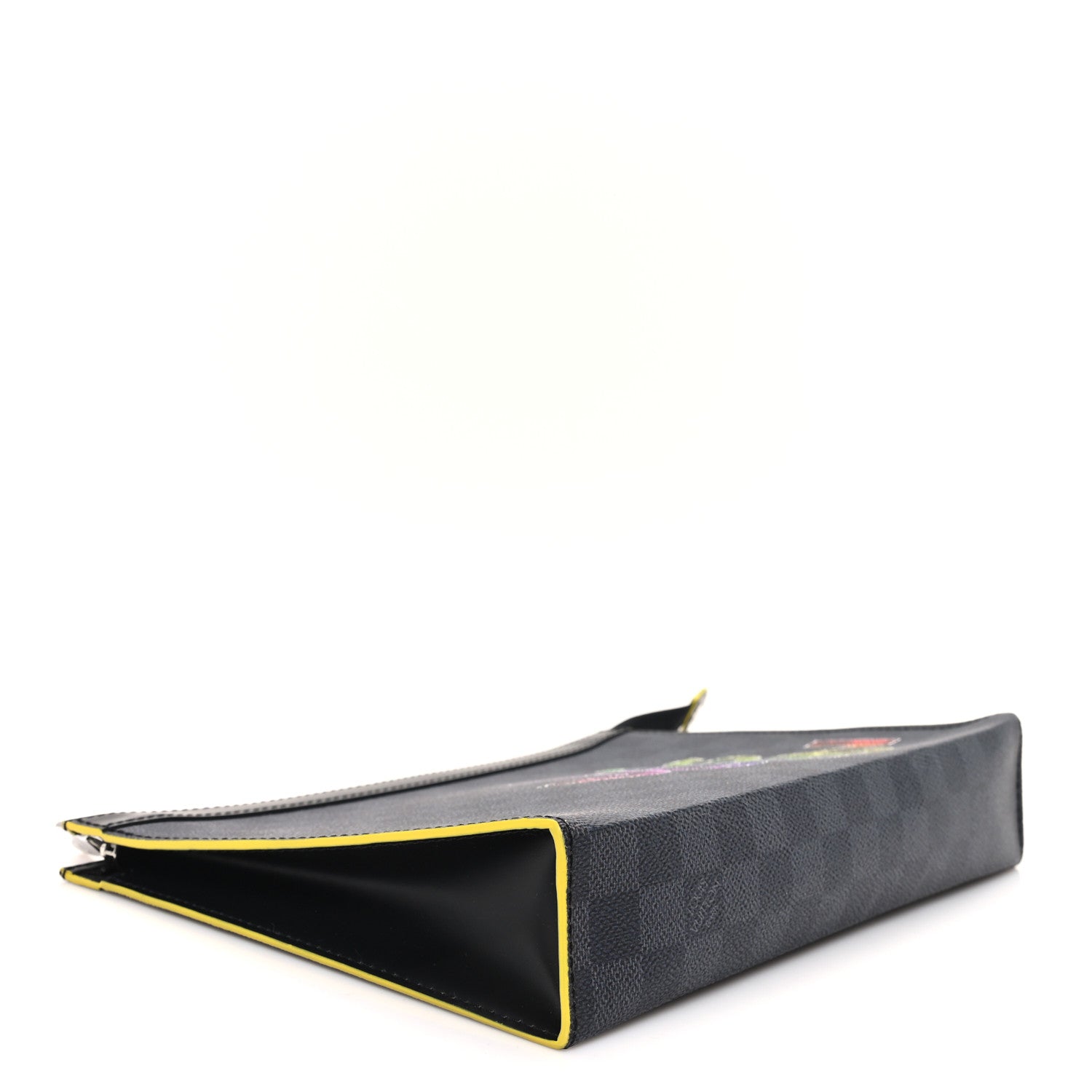 Damier Graphite Pochette Voyage MM  Yellow