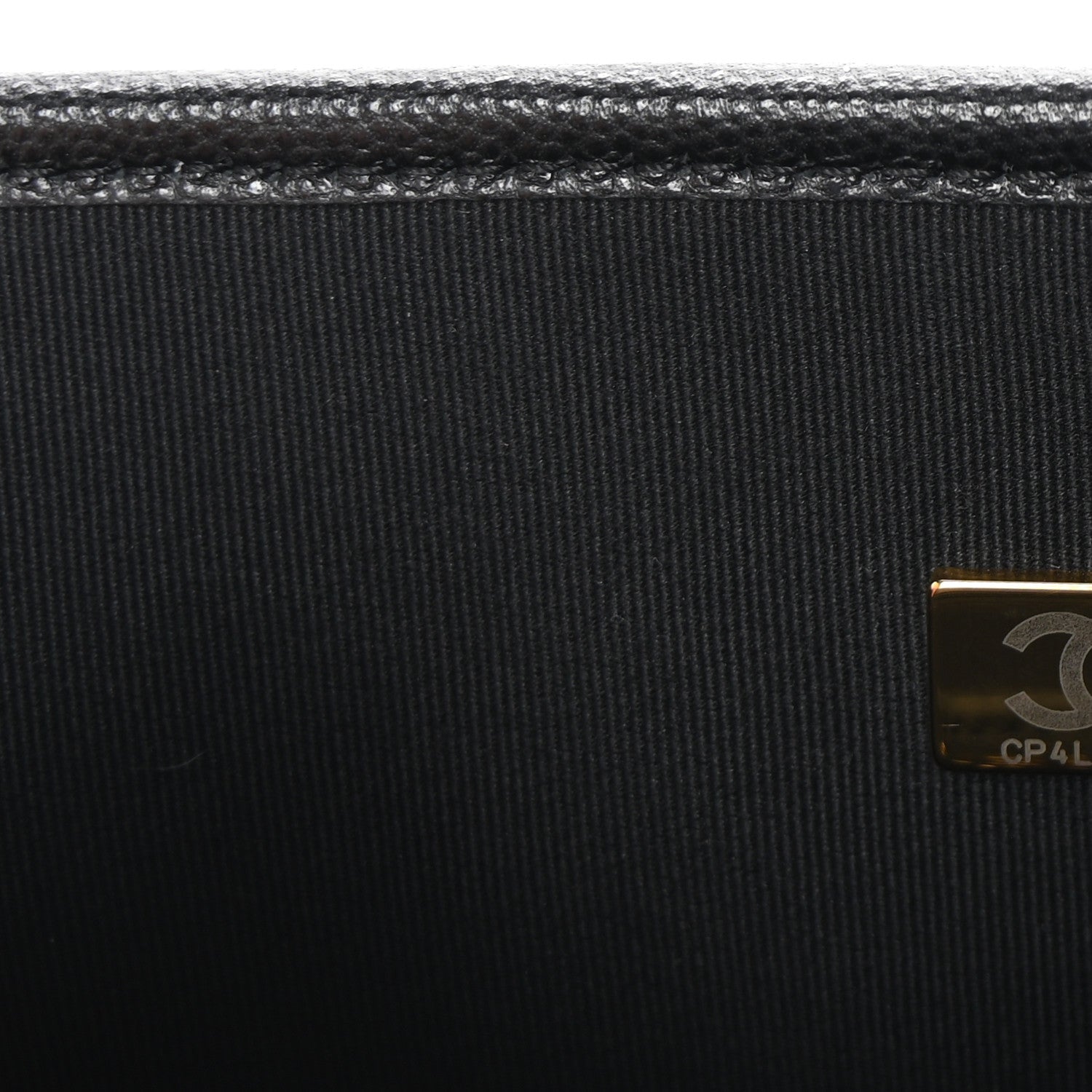 Caviar Quilted School Memory Small Top Handle Flap Black