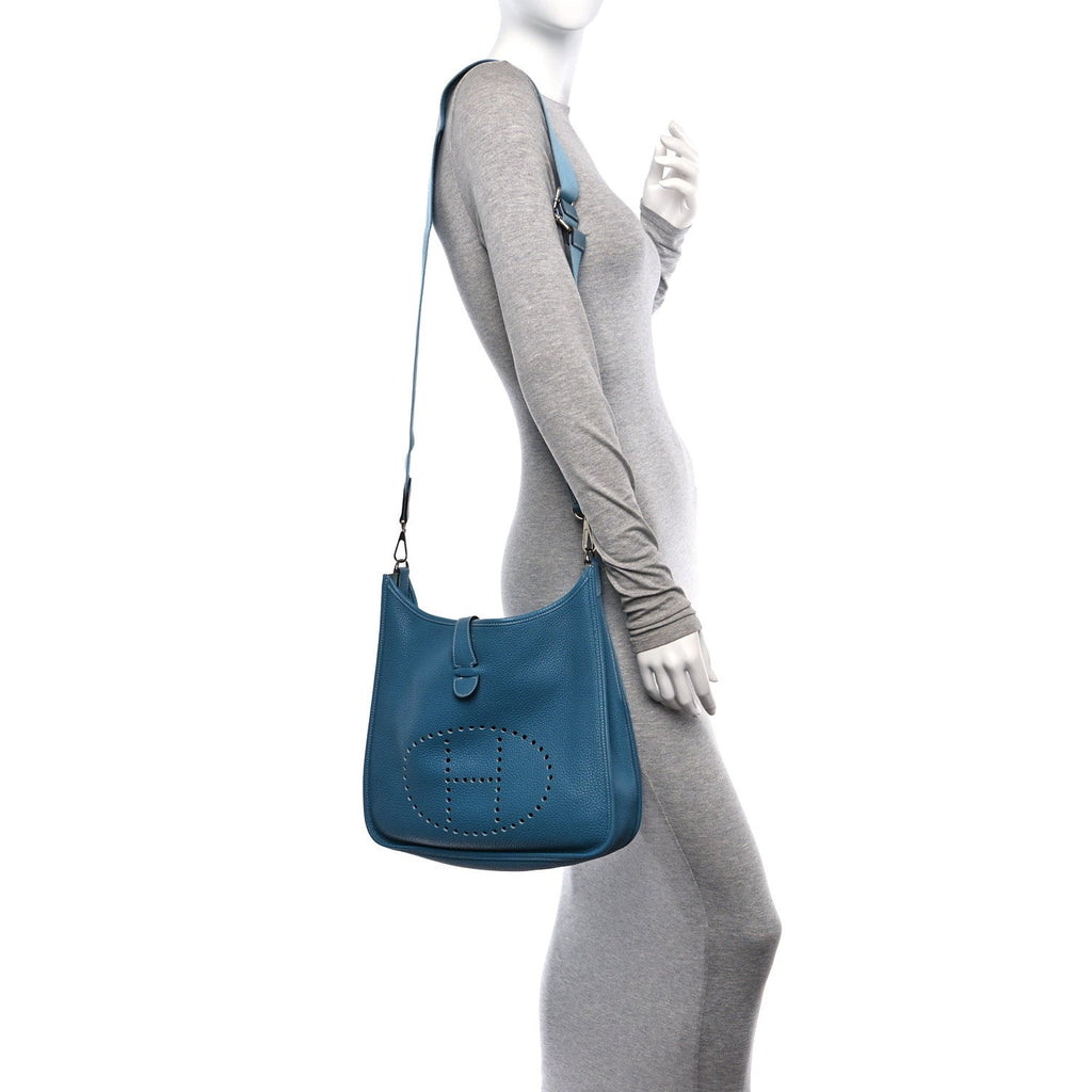 Taurillon Clemence Evelyne III GM Blue Jean