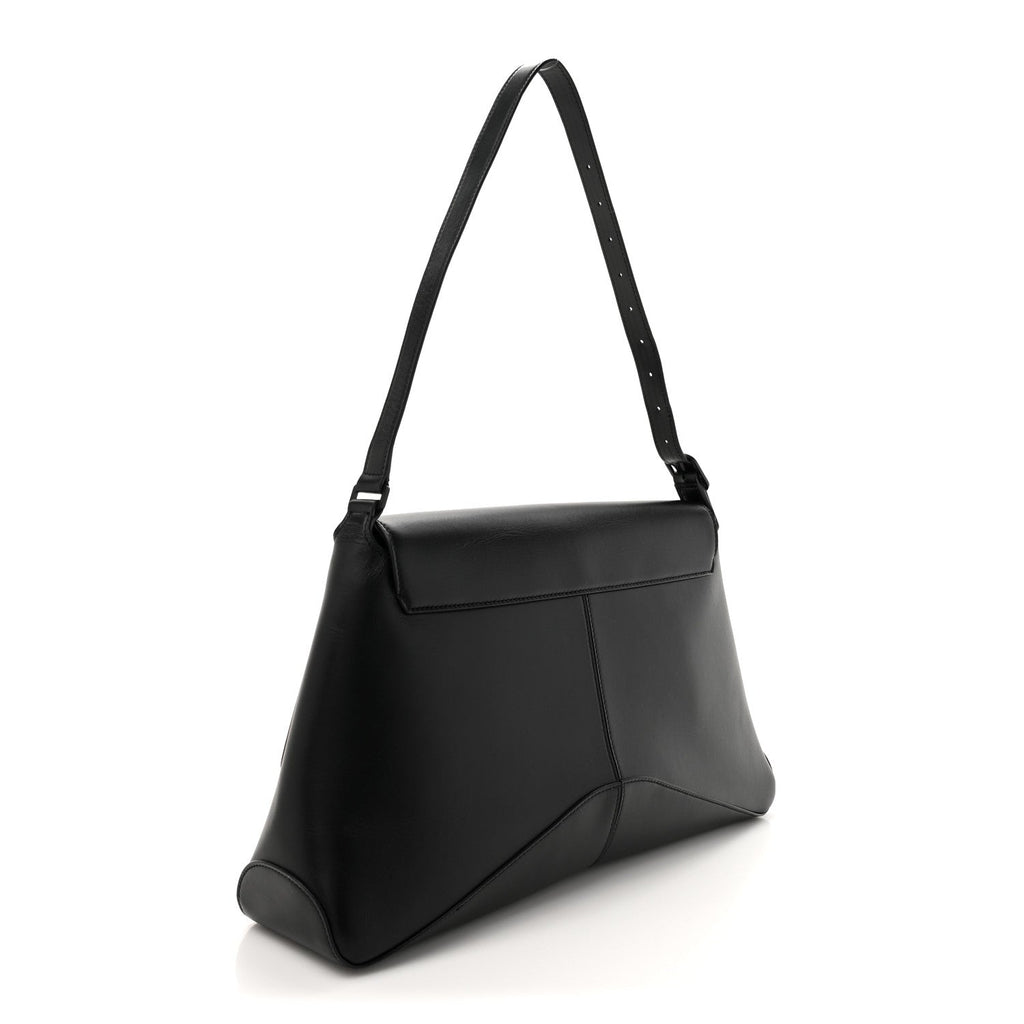 Box Calfskin XL XX Flap Bag Black