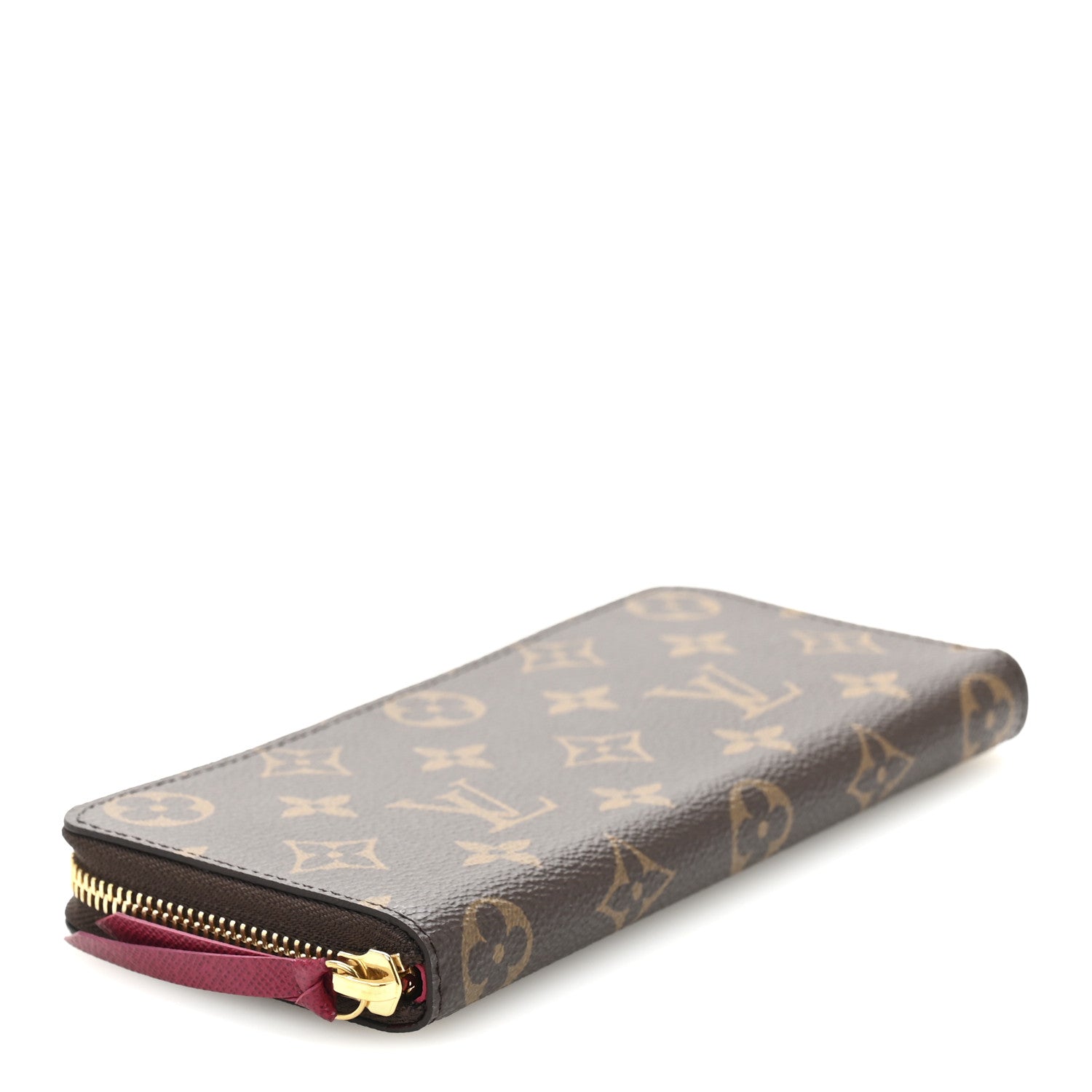 Monogram Clemence Wallet Fuchsia