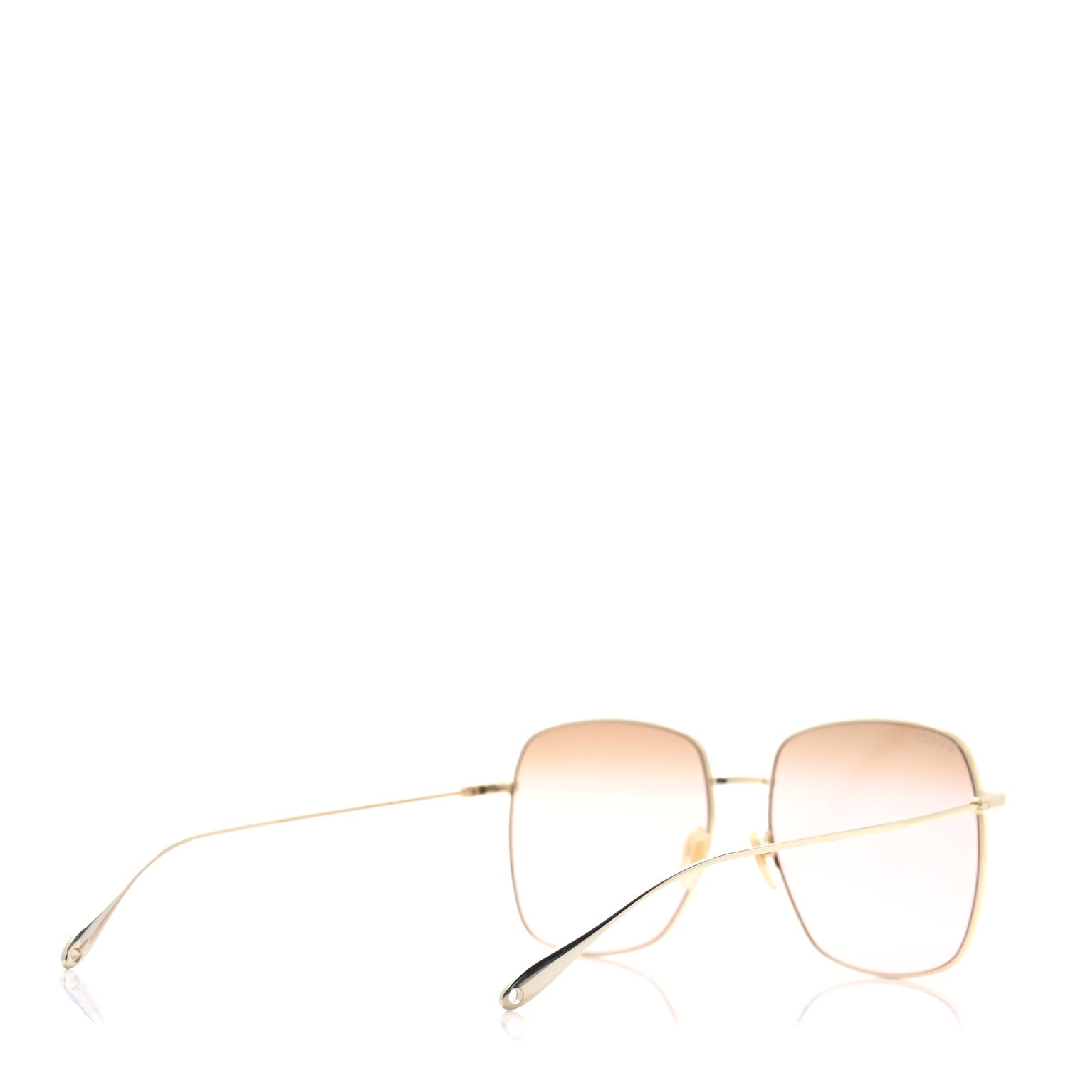 Metal Fork Square Frame Raccoon Charm Sunglasses GG1031S Pink