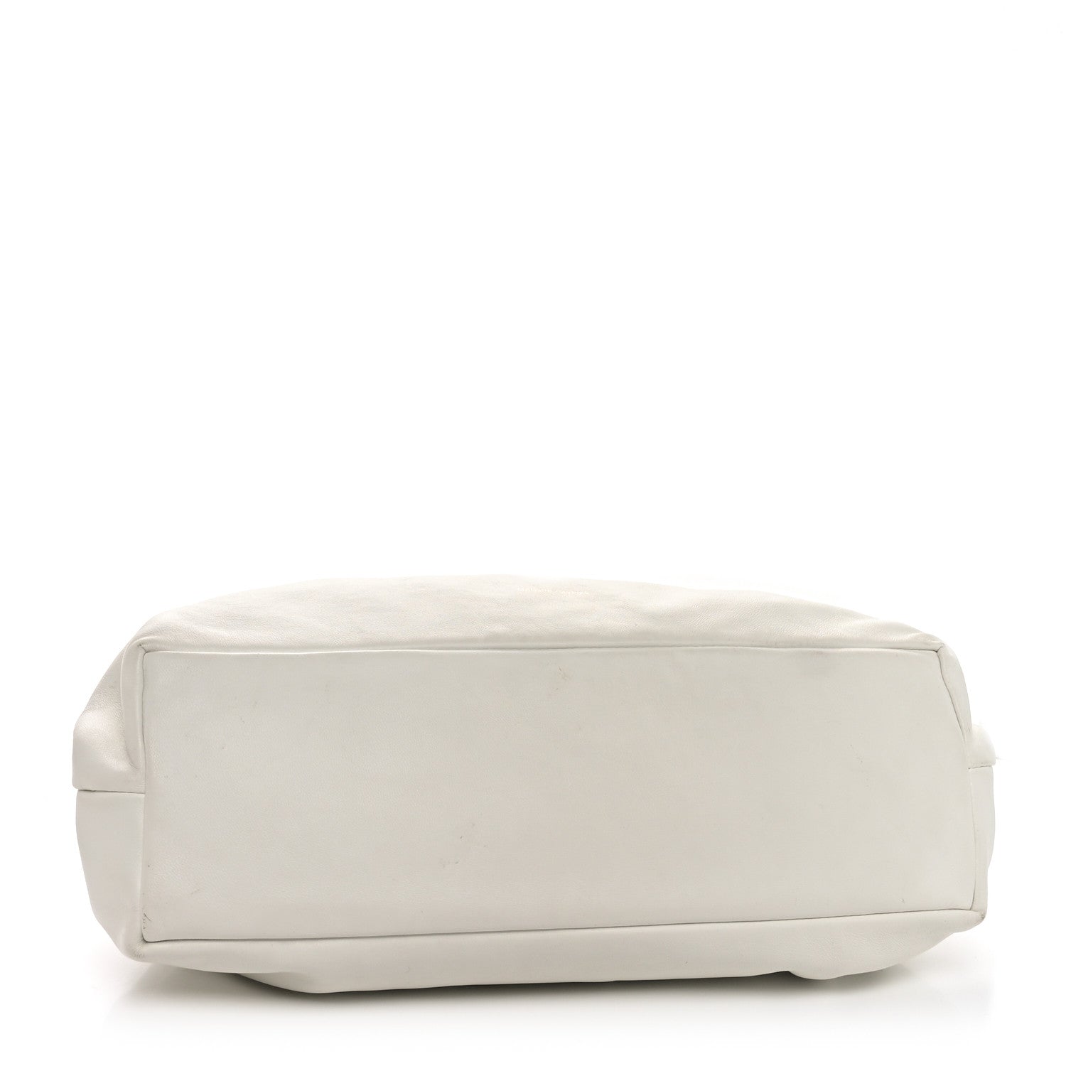 Lambskin Cloud Clutch White