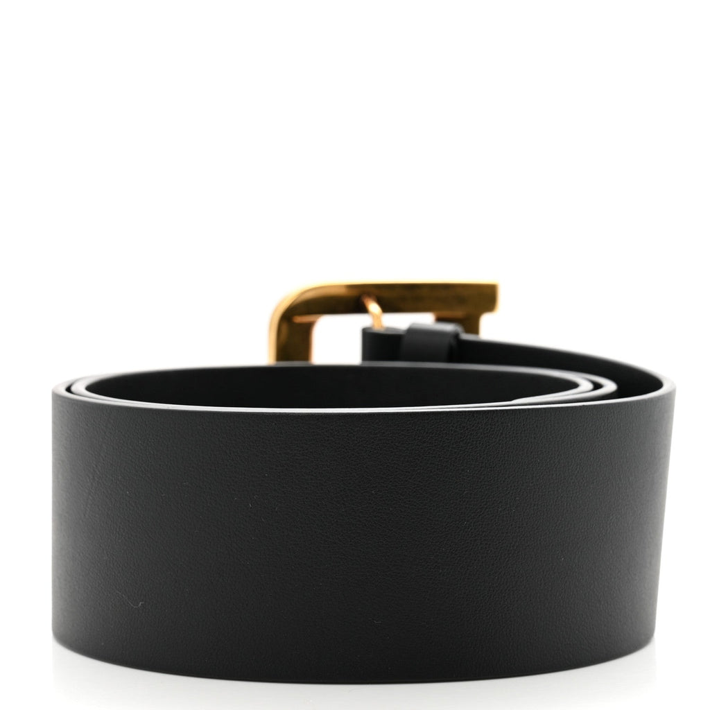 Calfskin Diorquake Belt 75 Black