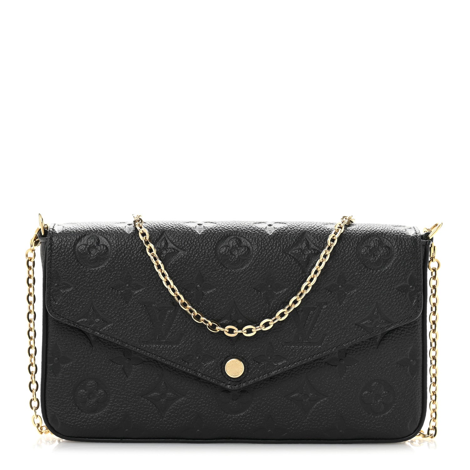 Empreinte Pochette Felicie Chain Wallet Black