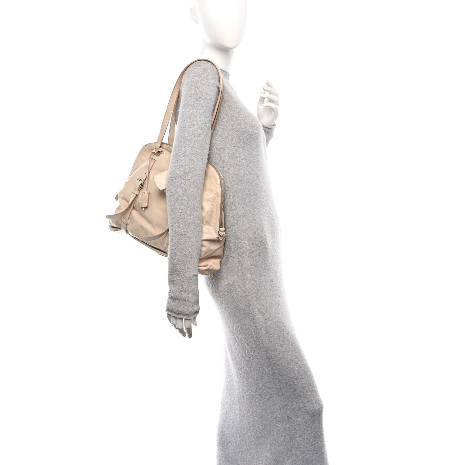 Nappa New Look Tote Beige