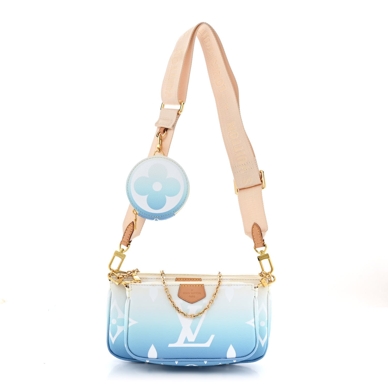 Monogram Giant By The Pool Multi Pochette Accessories Blue