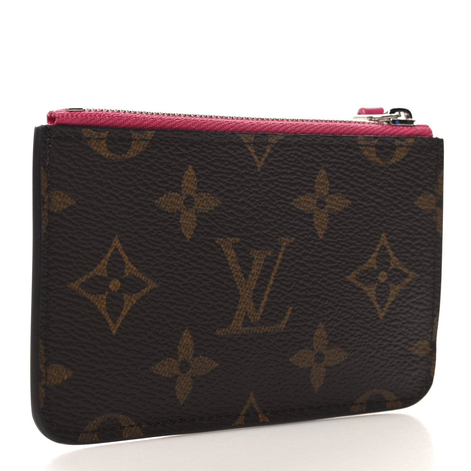 Monogram Calfskin Coin  Holder Rose